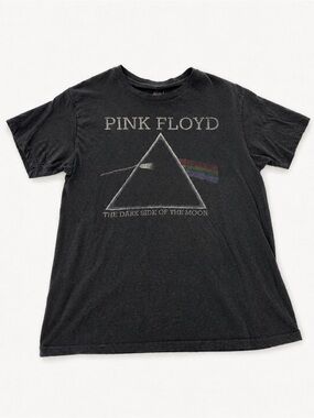 Pink Floyd The Dark Side of the Moon Graphic Band T-Shirt Men’s Large Black